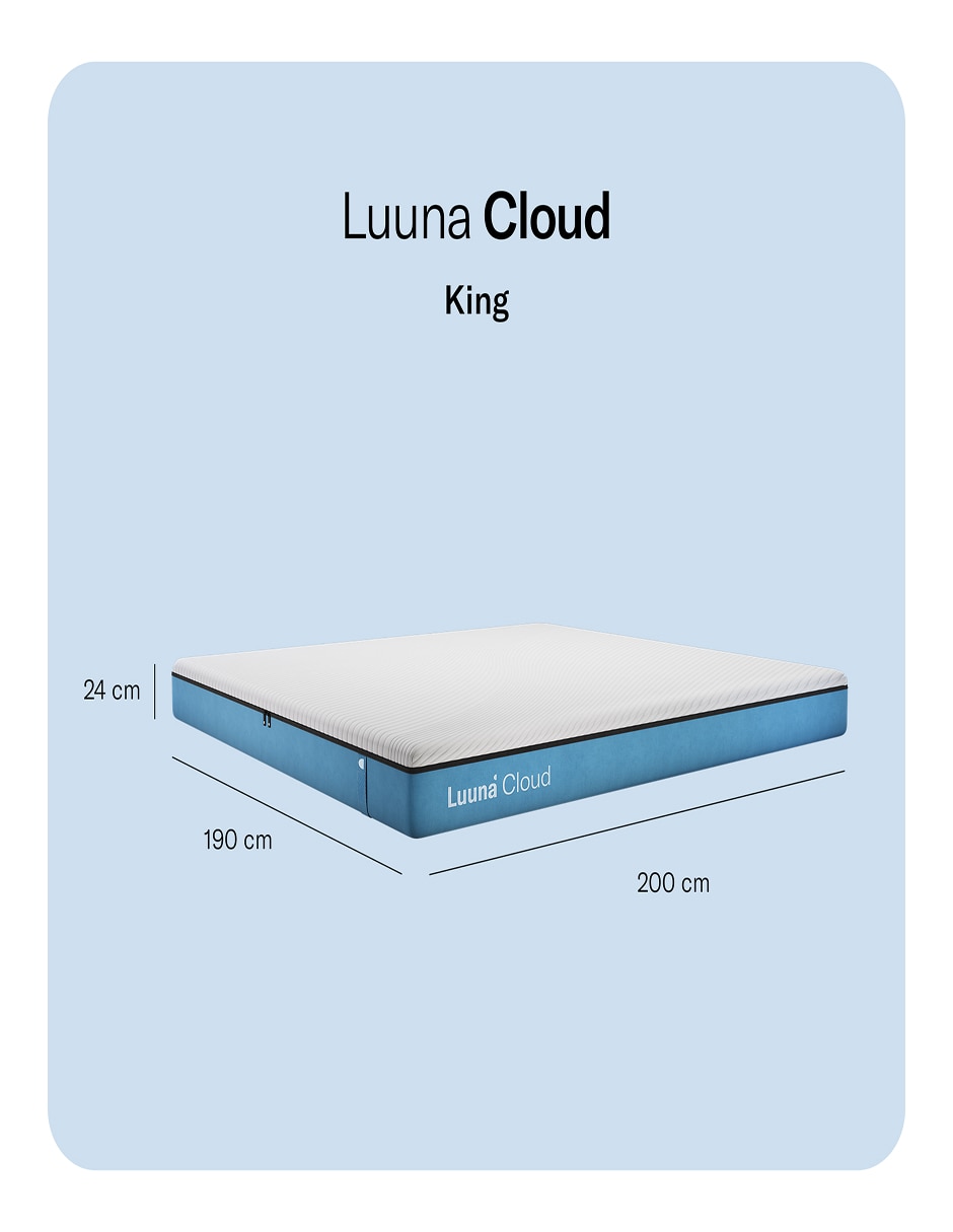 Colchón en caja Luuna cloud